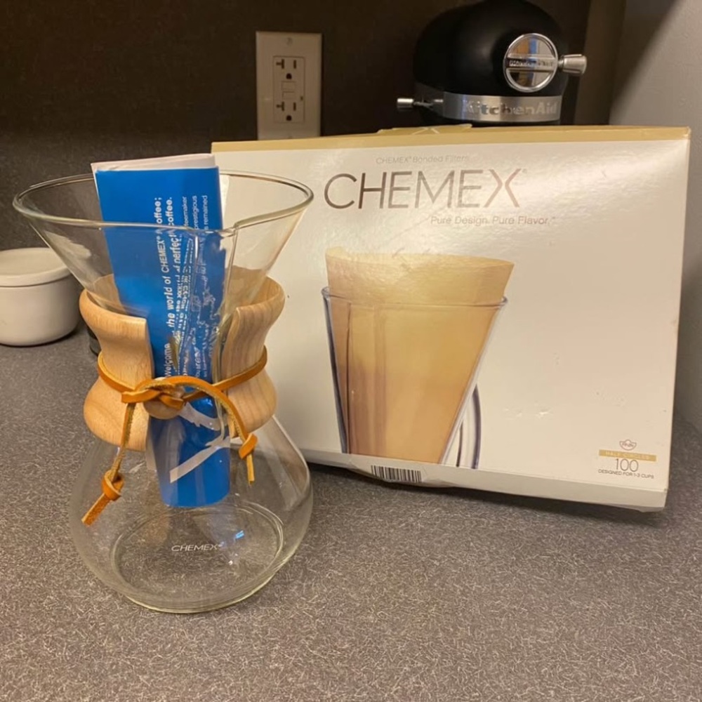 Chemex with filters new without box